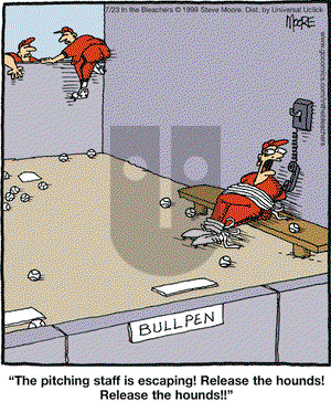 In the Bleachers on Monday July 23, 2012 Comic Strip