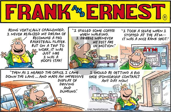 Frank and Ernest on Sunday January 27, 2019 Comic Strip