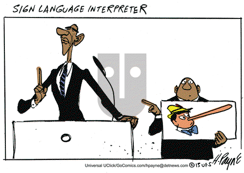 Henry Payne on Tuesday December 17, 2013 Comic Strip