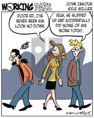 Working Daze on Tuesday July 26, 2005 Comic Strip