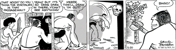 Alley Oop on Tuesday May 20, 1997 Comic Strip