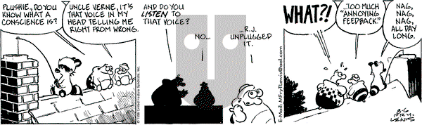 Over the Hedge on Tuesday August 6, 1996 Comic Strip
