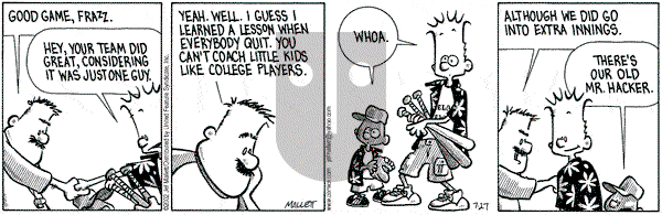 Frazz on Saturday July 27, 2002 Comic Strip