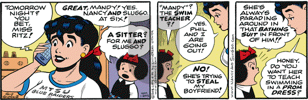 Nancy on Tuesday October 1, 2013 Comic Strip