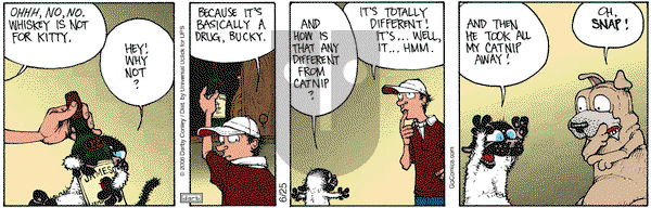 Get Fuzzy on Wednesday June 25, 2014 Comic Strip