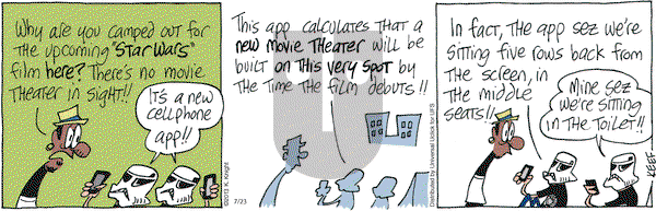 The Knight Life on Tuesday July 23, 2013 Comic Strip