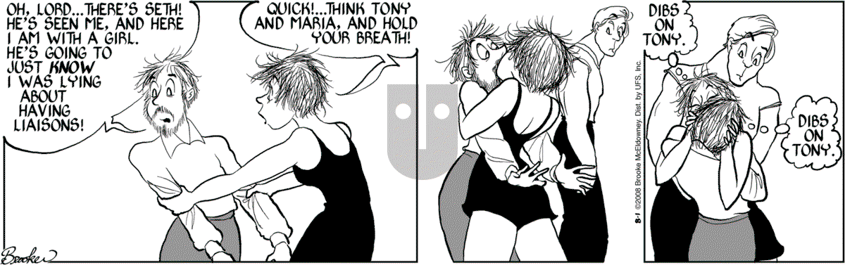 9 Chickweed Lane - Friday August 1, 2008 Comic Strip
