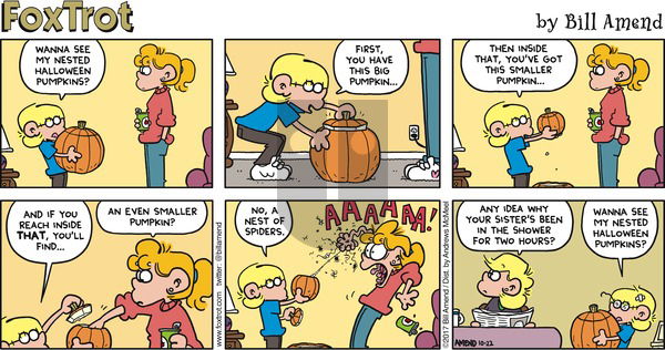 FoxTrot on Sunday October 22, 2017 Comic Strip