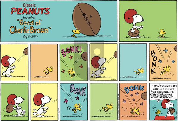 Peanuts on Sunday September 16, 2001 Comic Strip