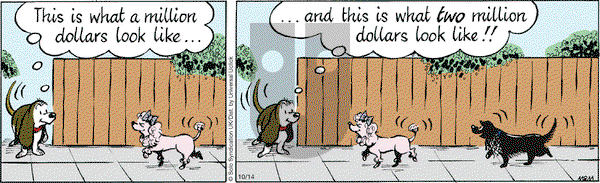 Fred Basset on Friday October 14, 2016 Comic Strip