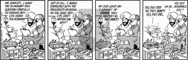 Doonesbury on Thursday February 21, 1985 Comic Strip