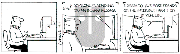 The Born Loser on Friday February 7, 2003 Comic Strip