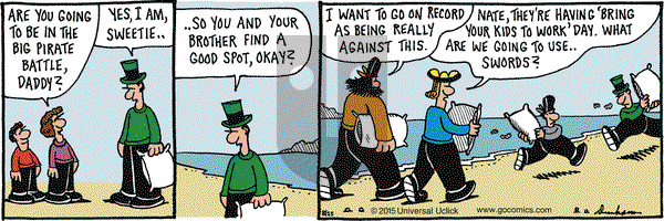 Overboard on Tuesday August 25, 2015 Comic Strip