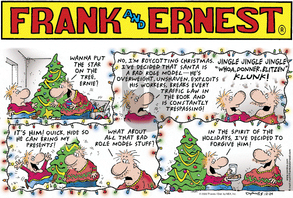 Frank and Ernest on Sunday December 24, 2006 Comic Strip