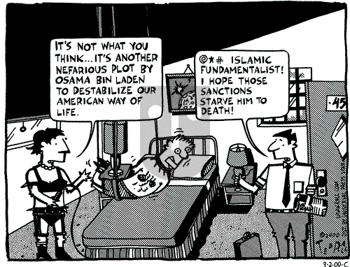 Ted Rall on Monday March 6, 2000 Comic Strip