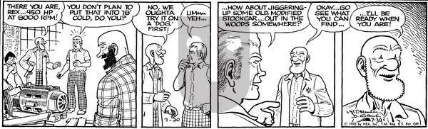 Alley Oop on Thursday July 30, 1970 Comic Strip