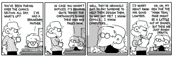 FoxTrot on Monday March 10, 1997 Comic Strip
