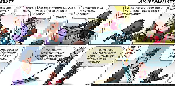 Frazz on Sunday March 14, 2010 Comic Strip