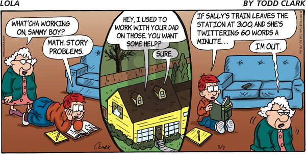 Lola on Sunday March 7, 2010 Comic Strip