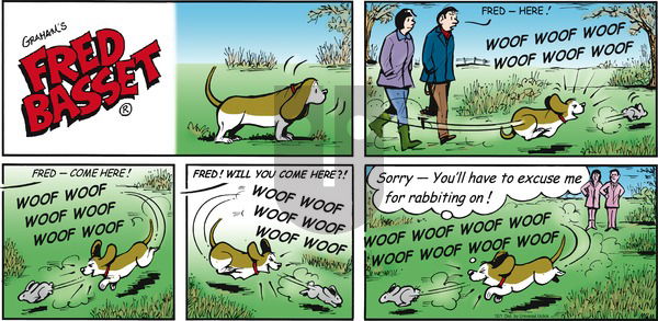 Fred Basset on Sunday December 1, 2013 Comic Strip