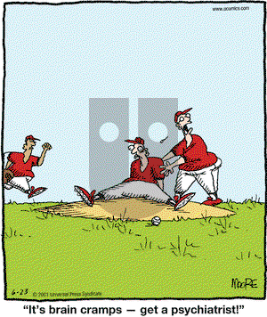 In the Bleachers on Saturday June 23, 2001 Comic Strip