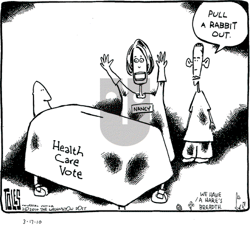 Tom Toles on Wednesday March 17, 2010 Comic Strip