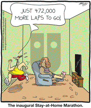 In the Bleachers on Tuesday April 28, 2020 Comic Strip
