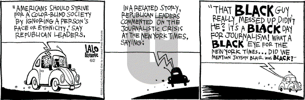 La Cucaracha on Monday June 2, 2003 Comic Strip