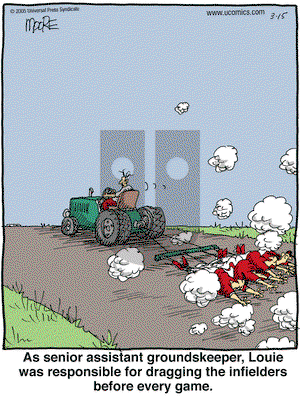 In the Bleachers on Tuesday March 15, 2005 Comic Strip