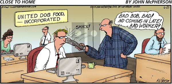 Close to Home on Sunday June 21, 2015 Comic Strip