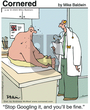 Cornered on Wednesday March 18, 2020 Comic Strip