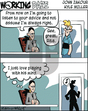 Working Daze on Wednesday August 18, 2004 Comic Strip