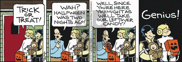 Thatababy on Monday November 12, 2018 Comic Strip