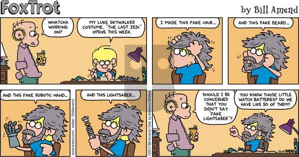 FoxTrot on Sunday December 10, 2017 Comic Strip