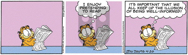 Garfield on Friday April 20, 2007 Comic Strip