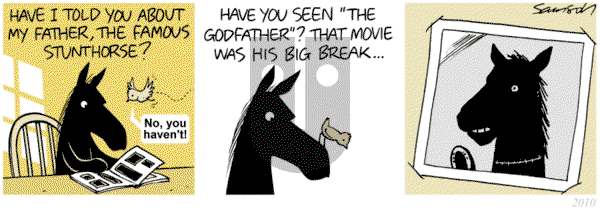 Dark Side of the Horse on Friday November 9, 2012 Comic Strip