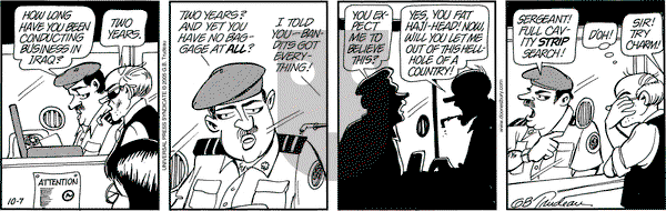Doonesbury on Friday October 7, 2005 Comic Strip