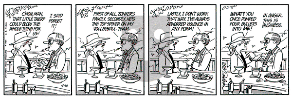 Doonesbury on Wednesday April 10, 1985 Comic Strip