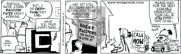 Over the Hedge on Saturday May 16, 1998 Comic Strip