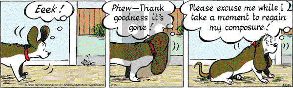 Fred Basset on Monday February 15, 2021 Comic Strip