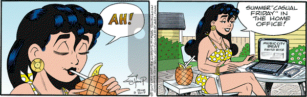 Nancy on Friday June 9, 2017 Comic Strip