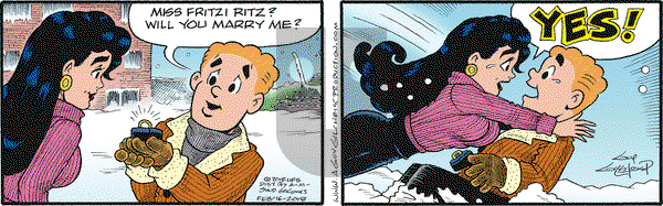 Nancy on Friday February 16, 2018 Comic Strip