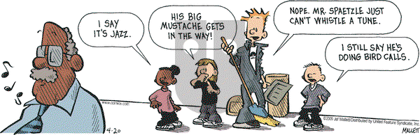 Frazz on Monday April 20, 2009 Comic Strip