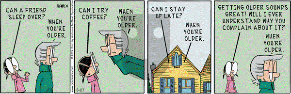 Grand Avenue on Wednesday March 27, 2024 Comic Strip