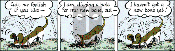 Fred Basset on Wednesday April 14, 2021 Comic Strip