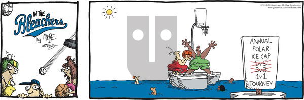 In the Bleachers on Sunday June 10, 2018 Comic Strip