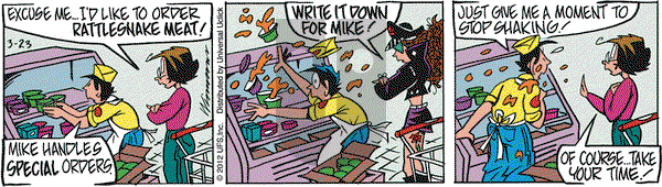 Rose is Rose - Friday March 23, 2012 Comic Strip