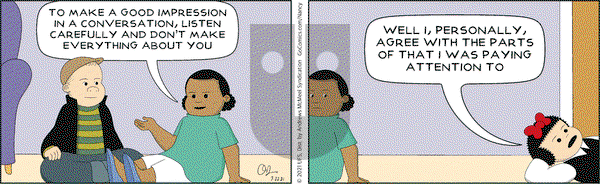 Nancy on Thursday July 22, 2021 Comic Strip