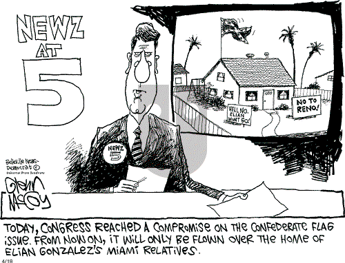 Glenn McCoy on Wednesday April 19, 2000 Comic Strip