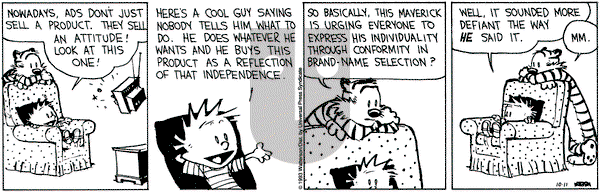 Calvin and Hobbes on Monday October 11, 1993 Comic Strip
